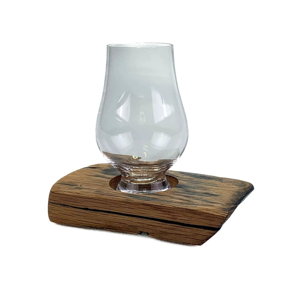 MoodCompanyNL - Whiskyglashouder van oude whiskyvaten met 1 Glencairn Whiskyglas - Darach en Glencairn Crystal Scotland - 6091048649690