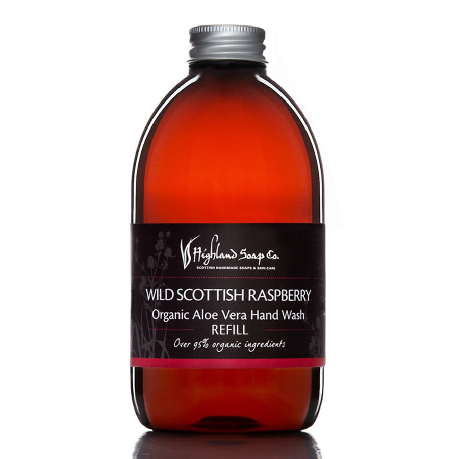 MoodCompanyNL - Wild Scottish Raspberry – Fruitig & Zoet - Navulverpakking Handzeep Glas 1 Liter - 5060614510307