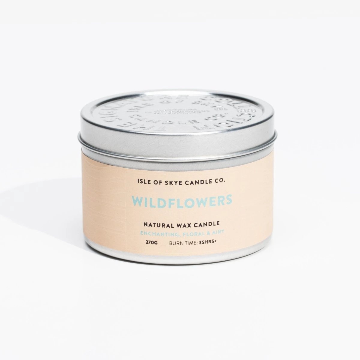 Geurkaars Wildflowers Reisblik 35 uur – Bloemenweide - Isle of Skye Candle by Mood Company