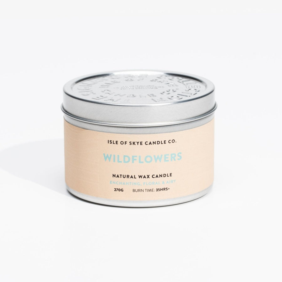 Mood Company - Wildflowers Reisblik – zakformaat bloemenweide - Isle of Skye Candle - 5060346380230