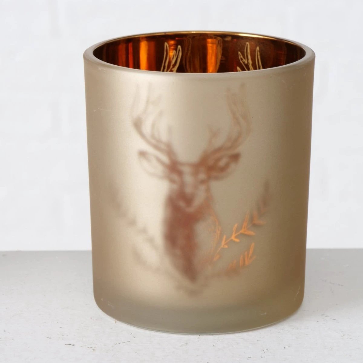 Windlicht Rudolf groen of goud - set van 2 - Boltze by MoodCompanyNL